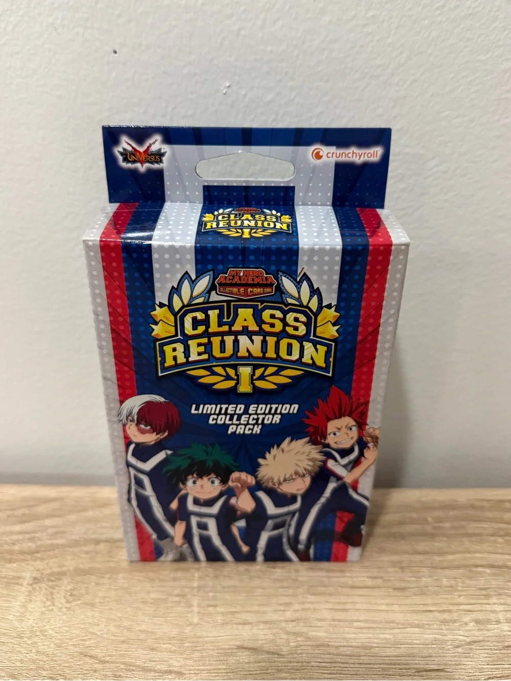 My Hero Academia CCG Class Reunion I Limited Edition Collector Pack Sealed Box